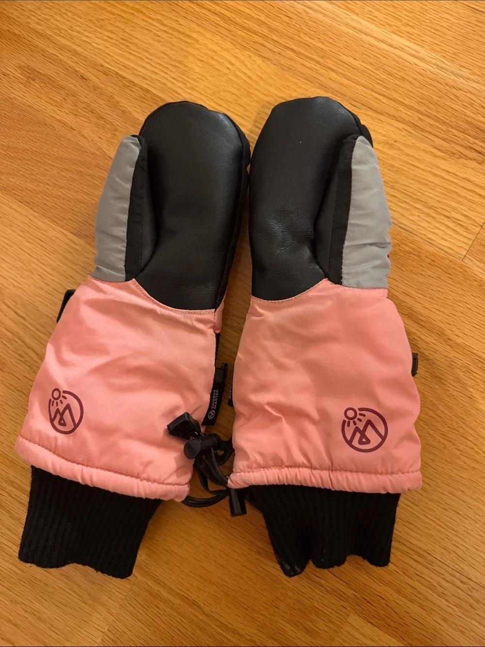 Kids Pink Unicorn Winter Mittens - size xxs - perfect for ages 6-8